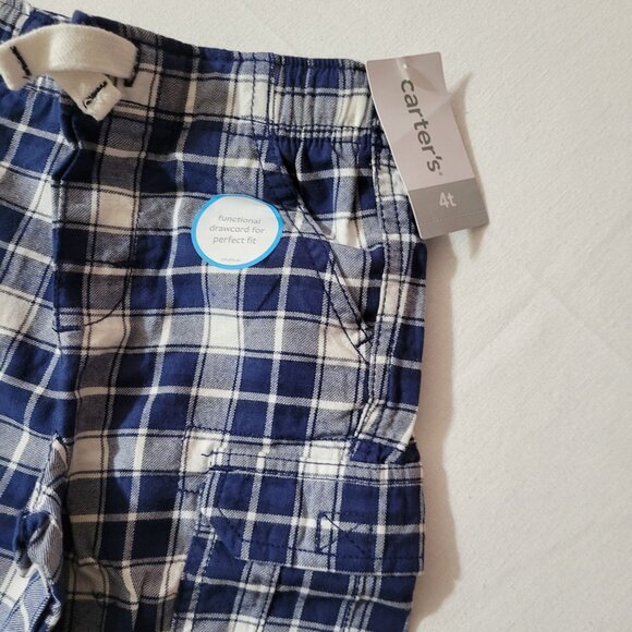 Carter's NWT 4T shorts elastic back waist with drawcord for perfect fit. - Picture 3 of 3